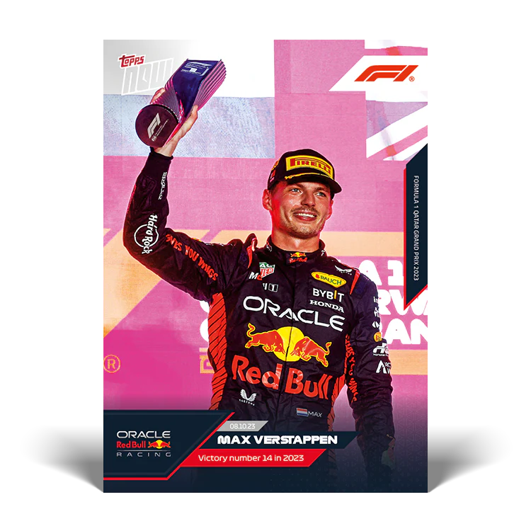 Topps UK - Max Verstappen - Victory number 14 in 2023 - F1 TOPPS NOW® Card #57