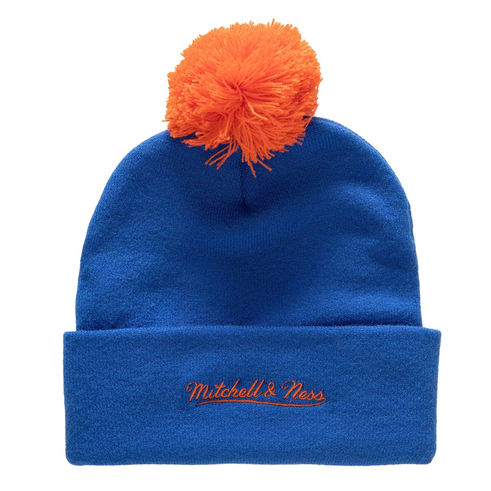 New York Islanders Punch Out Mitchell & Ness NHL Knit Hat Blue
