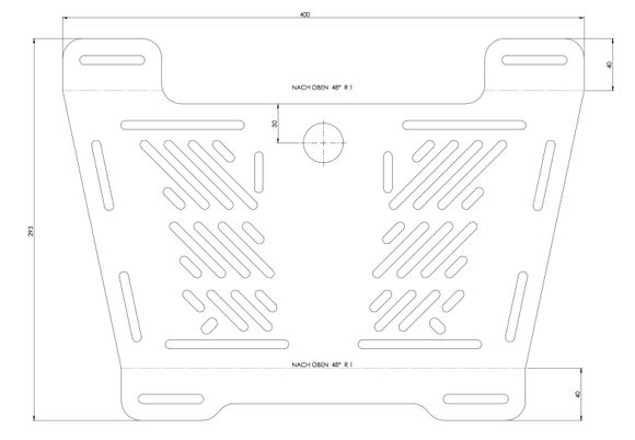 Porte Bagage Hepco & Becker D'extension - noirBMW 800 F 800 GS ABS - 2024 - 2025Ref : HBE06584A / 8016537 00 01