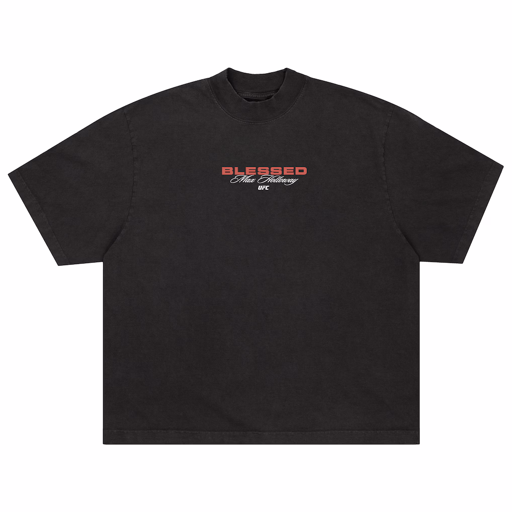 Men's UFC  Black Max Holloway Boxy T-Shirt