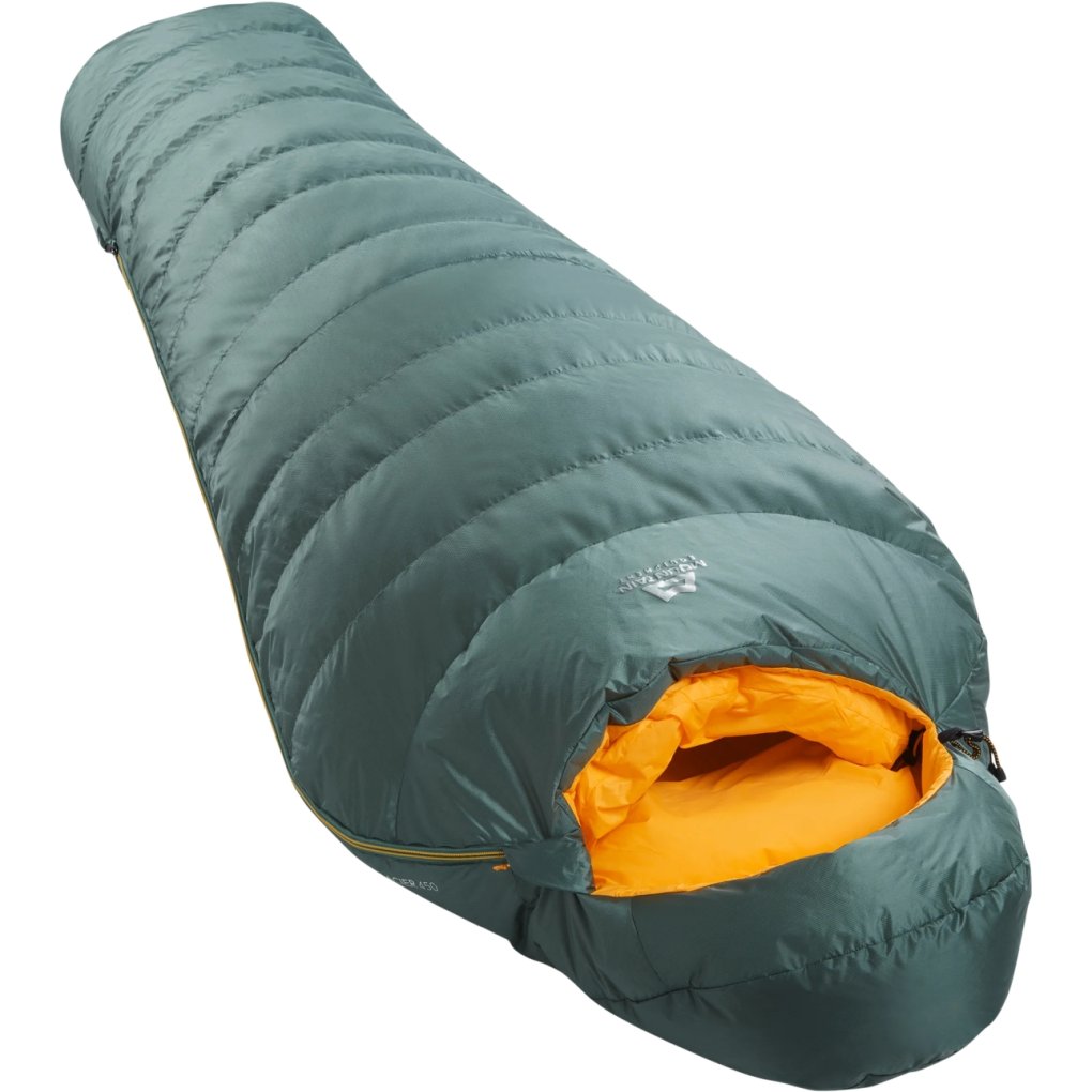 Mountain Equipment Glacier 300 Womens Regular Sleeping Bag ME-007341 - zip left - sage