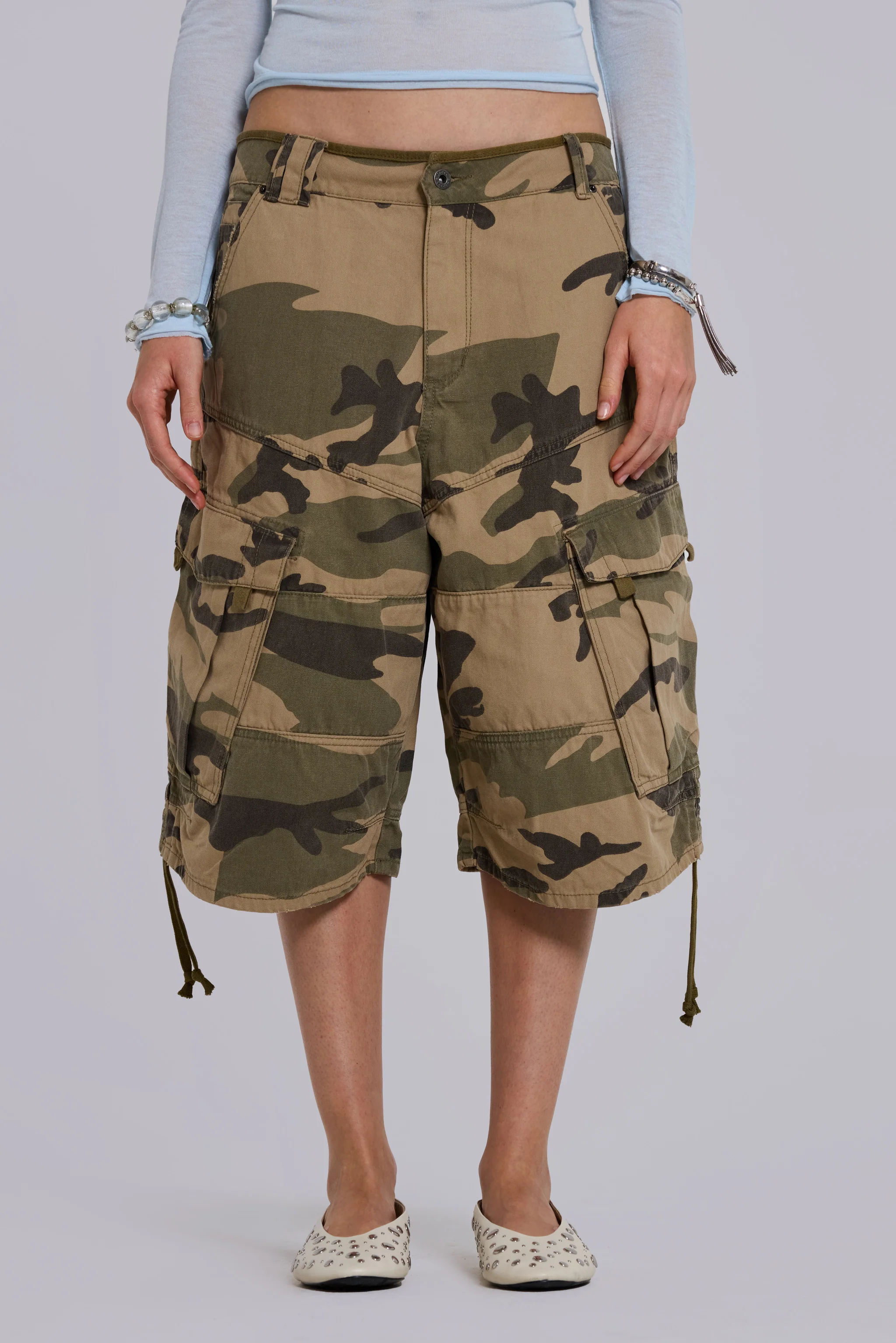 Faded Camo Cadet Shorts