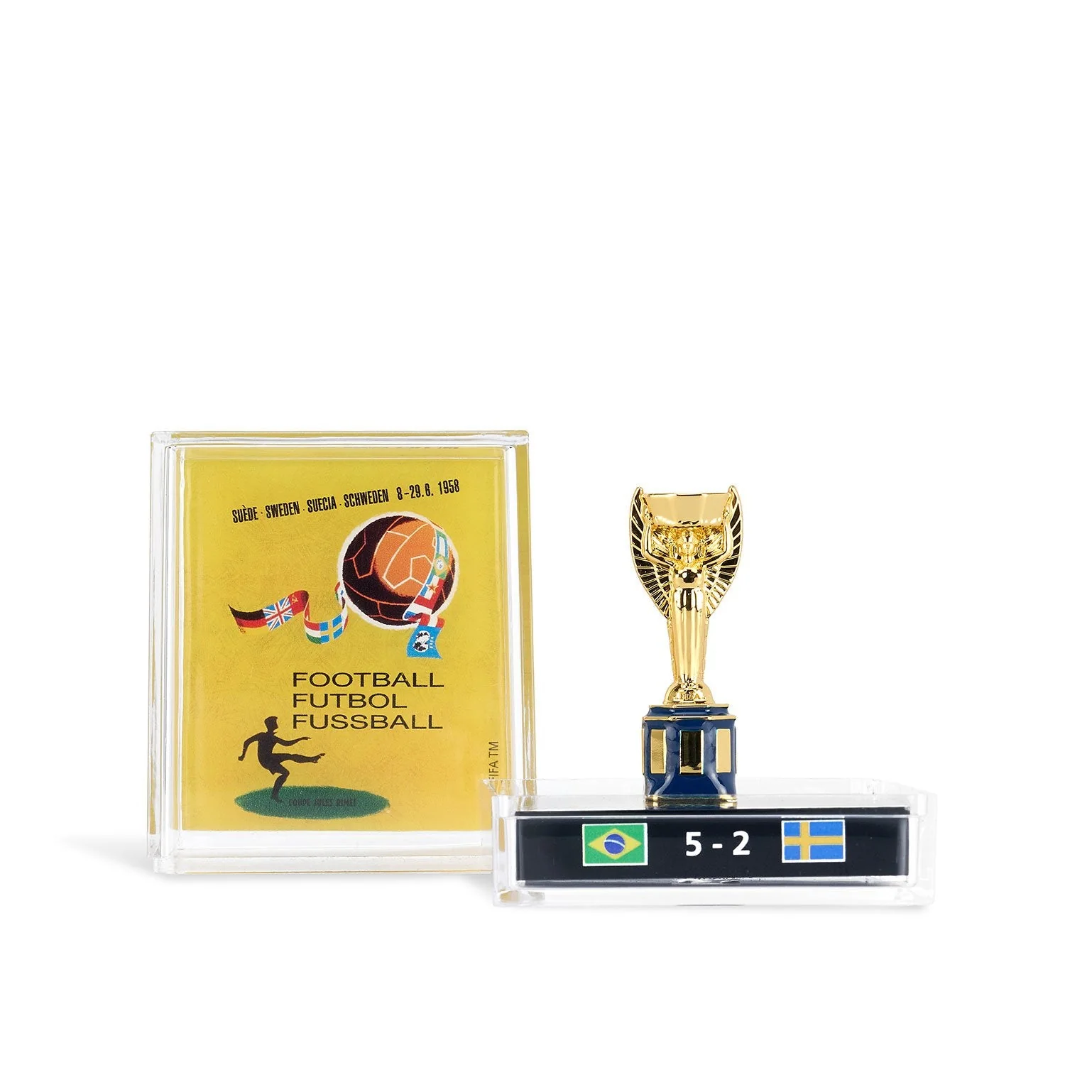 45mm Licensed 1958 World football competition World Cup Replica Trophy