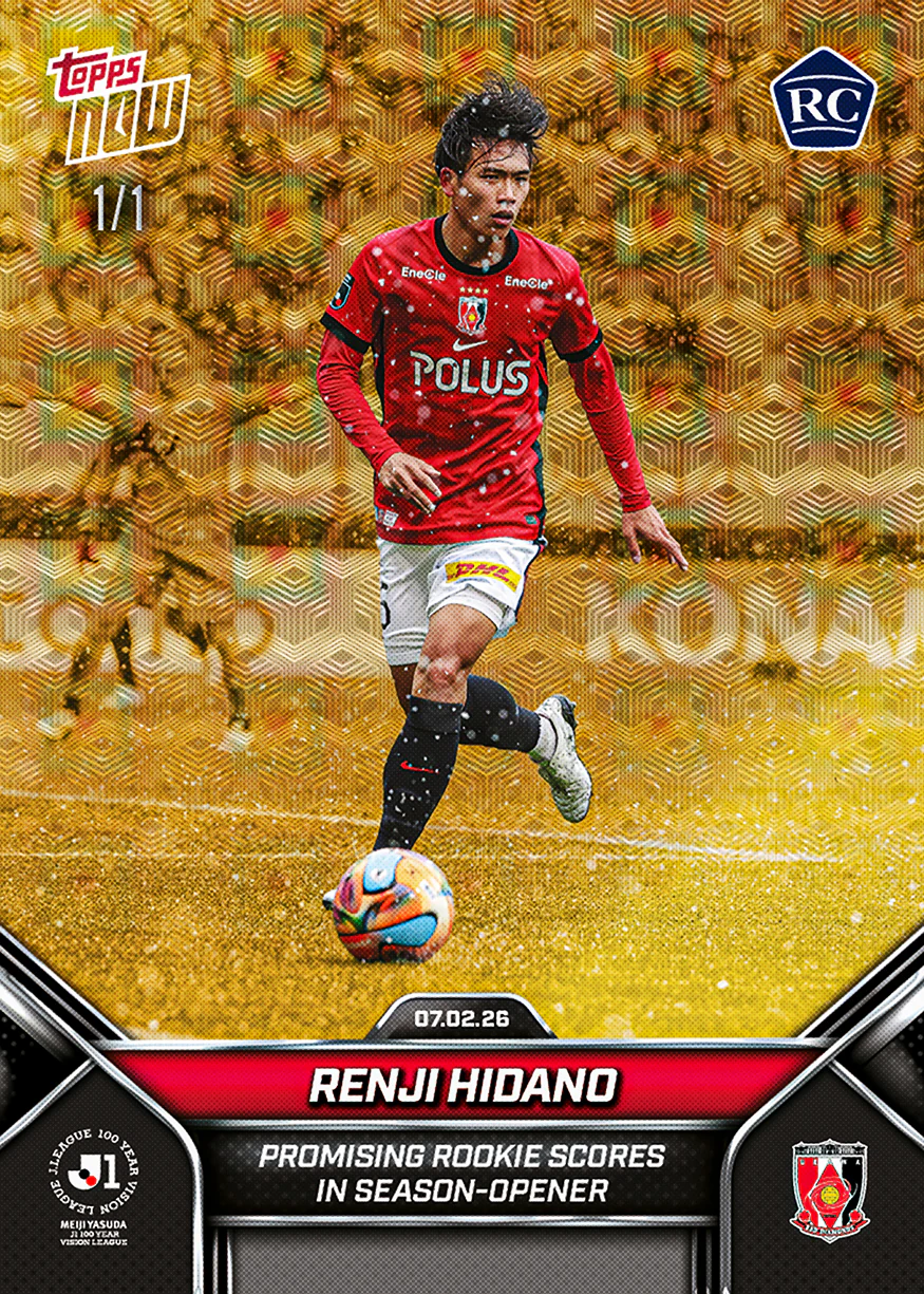 Renji Hidano - 2026 J.League® Topps NOW® - Card 2