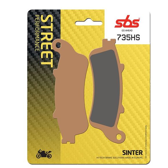 SBS 735HS Sinter Sintered Metal front brake padsRef: 735HS / 735070