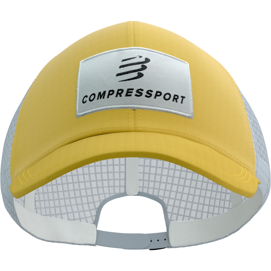 Compressport Trucker 6P Cap - grey dawn/ceylon yellow