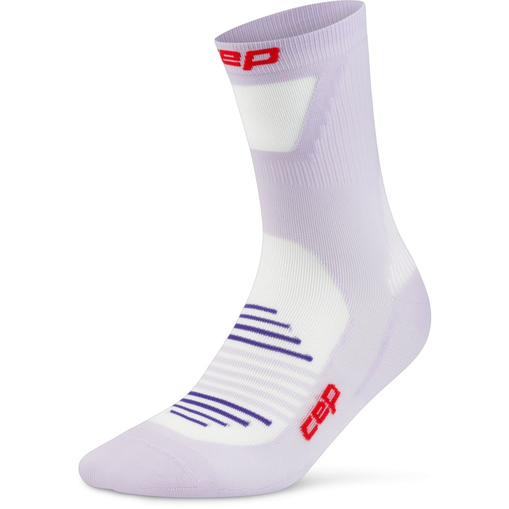 CEP Pro Run Ultralight Mid Cut Compression Socks Women - lilac