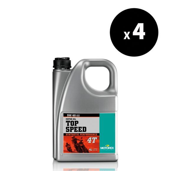 Huile moteur Motorex Top Speed - 5W40 4L x4 UniverselRef : MX00175A / 3042898
