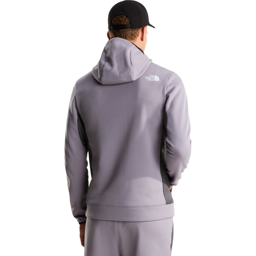 The North Face Mountain Athletics Hooded Fleece Jacket Men - Transcendent Grey/Anthracite Grey