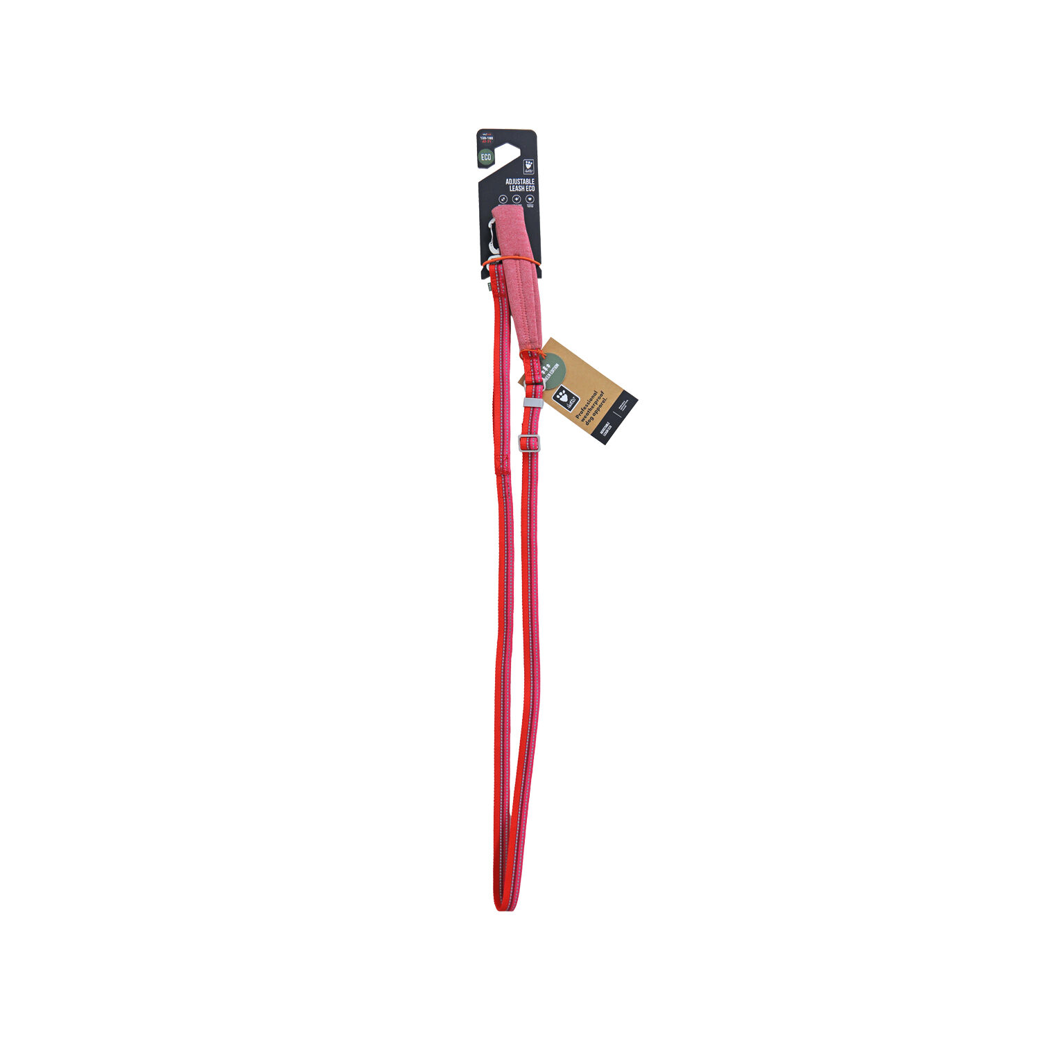 Hurtta Adjustable Leash Eco - Rosehip - 2.0/120-180 cm