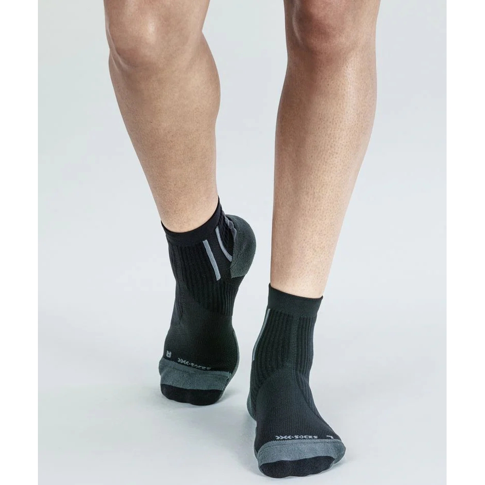 X-Socks Run Perform Ankle Socks - arctic white/pearl grey