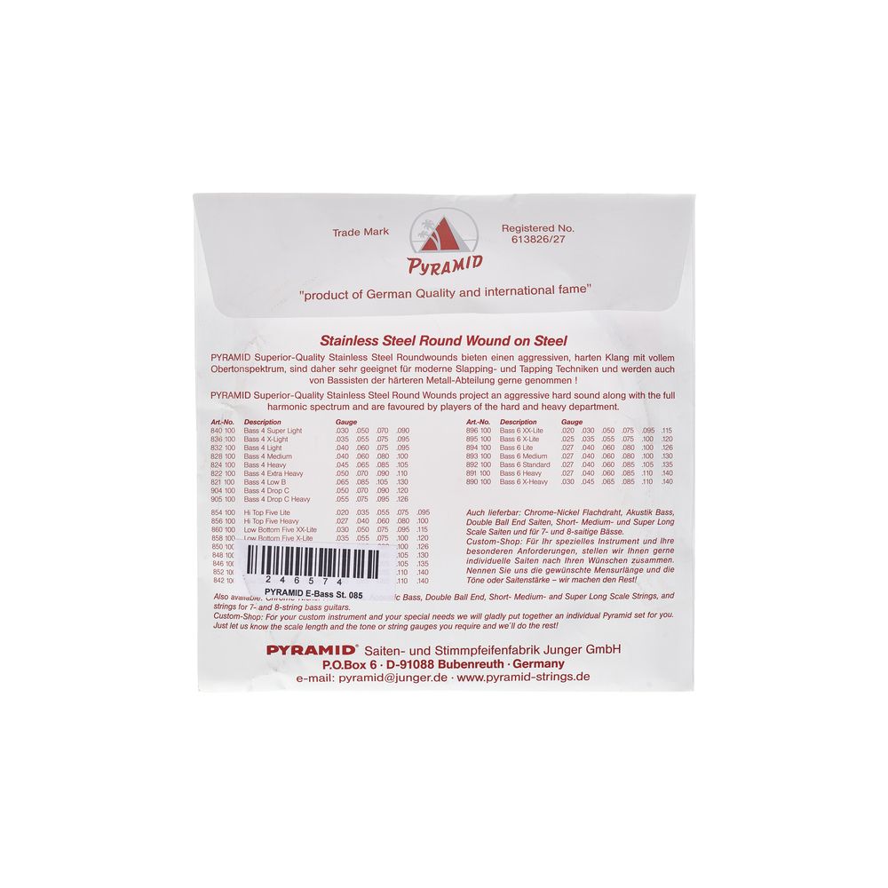 Pyramid 085 Single String bass guitar – Thomann Ireland