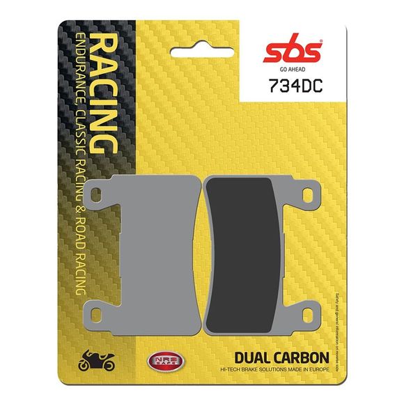 SBS 734DC Racing carbon front brake padsRef: 734DC / 734060