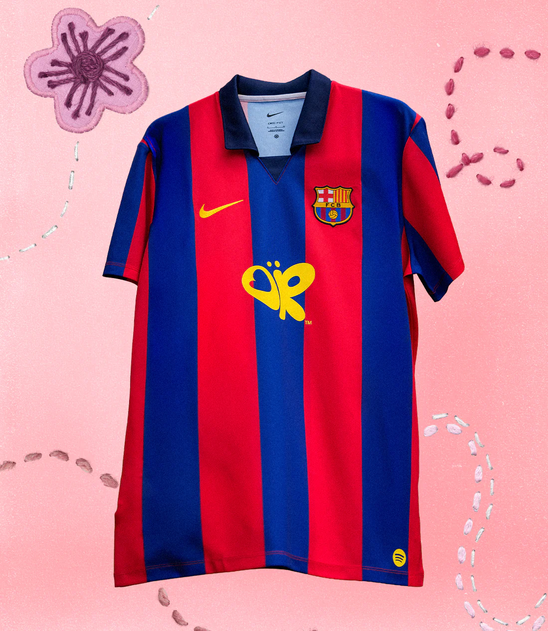 Jersey Retro Nike 2003/04 FC Barcelona x Olivia Rodrigo x Spotify