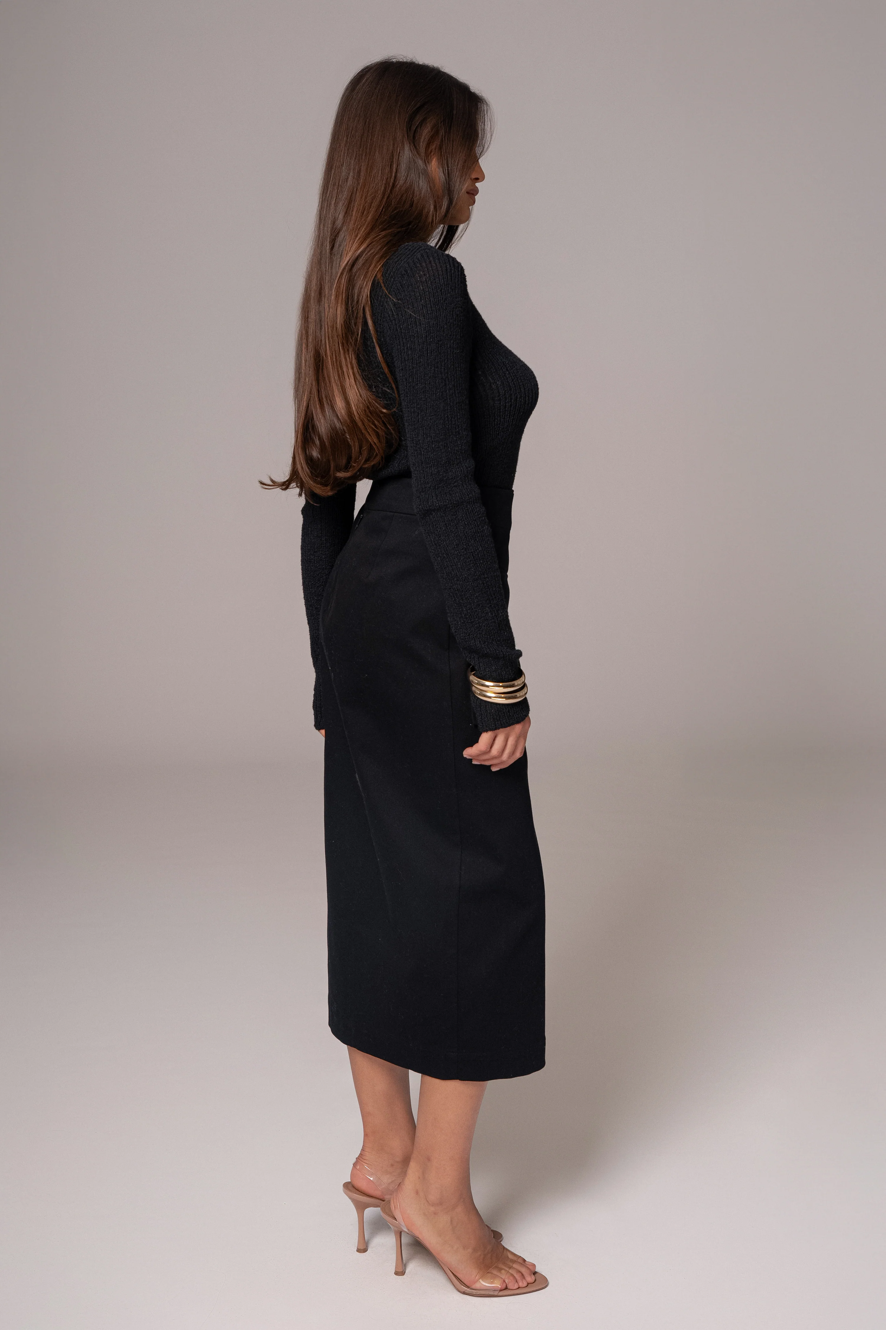 Black City Life Cargo Skirt