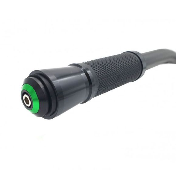 Brazoline FLAT RING ANODIZED Handlebar Ends Universal - GreenRef: BRZ0093