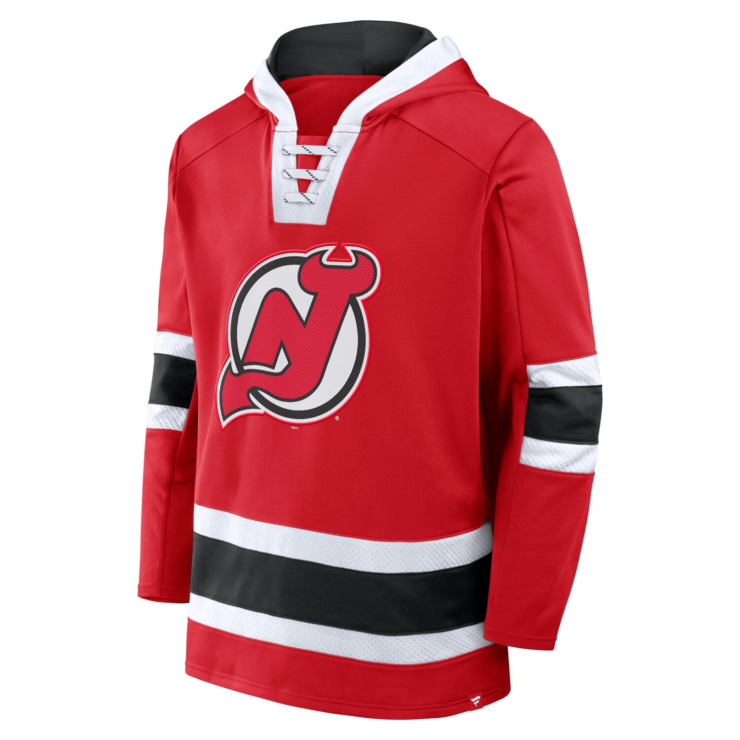 New Jersey Devils Laced NHL Hoodie Red