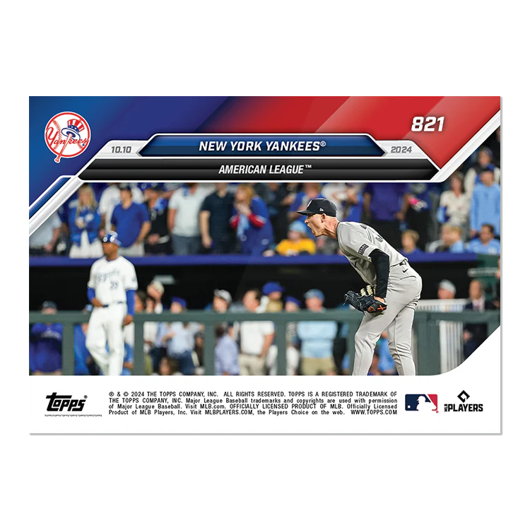 New York Yankees - 2024 MLB Topps NOW® Card 821