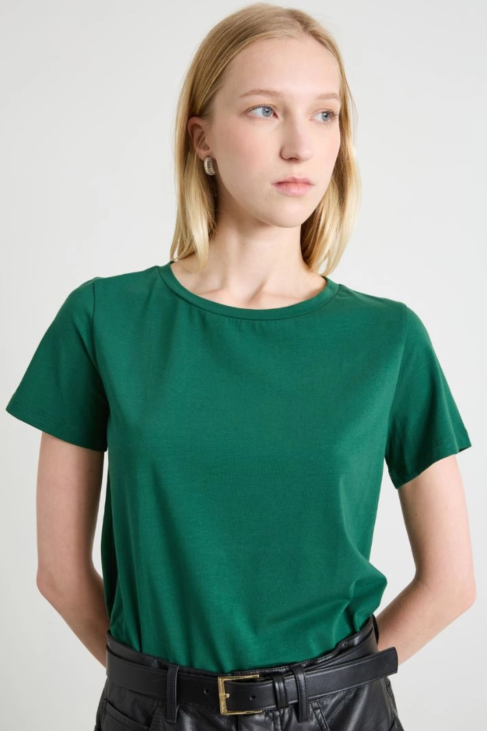 Cotton T-shirt - GREEN