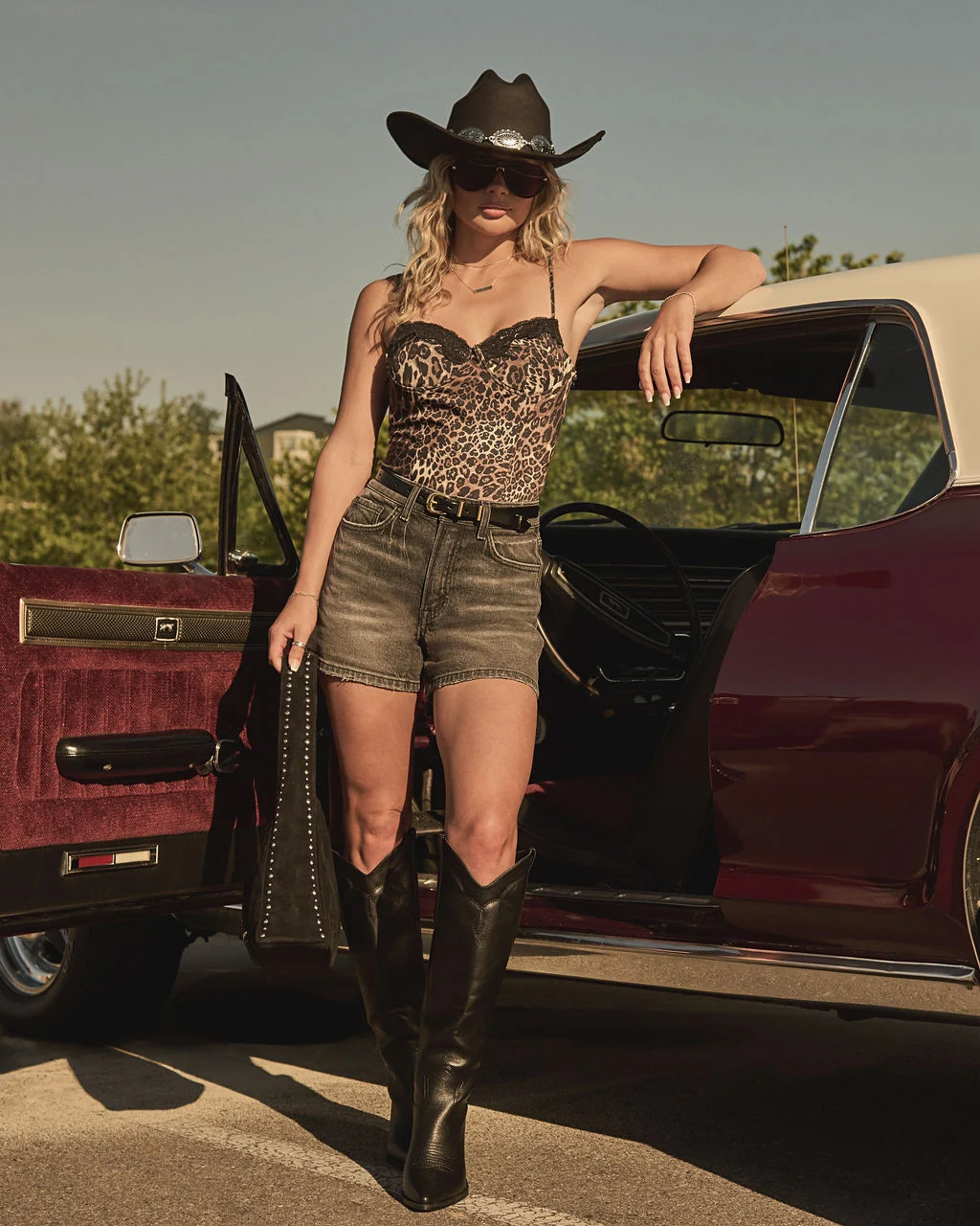 Festival Moonrise Denim High Rise Shorts