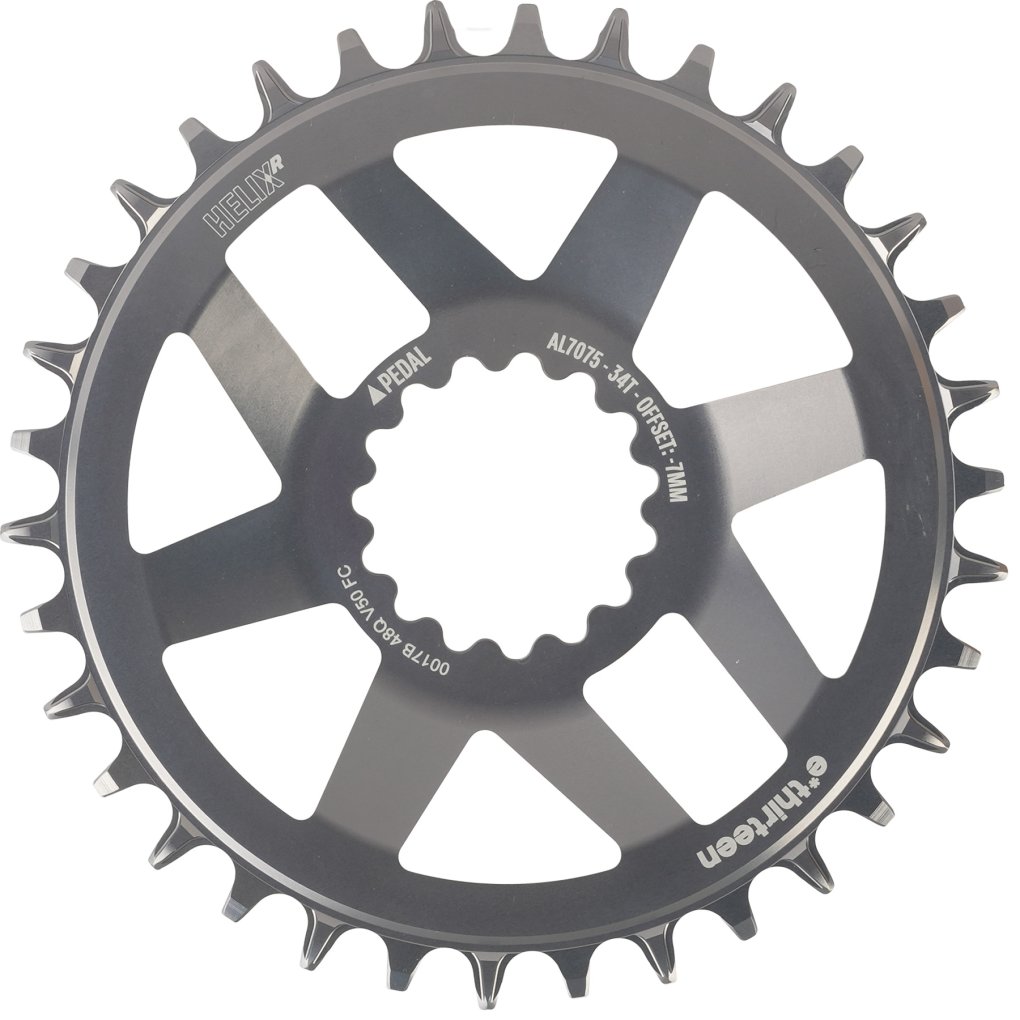 e*thirteen Helix Race GR Chainring - Direct Mount - sterling silver