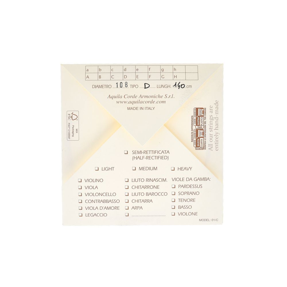 Aquila 180D140 Wound NG Lute String – Thomann Ireland