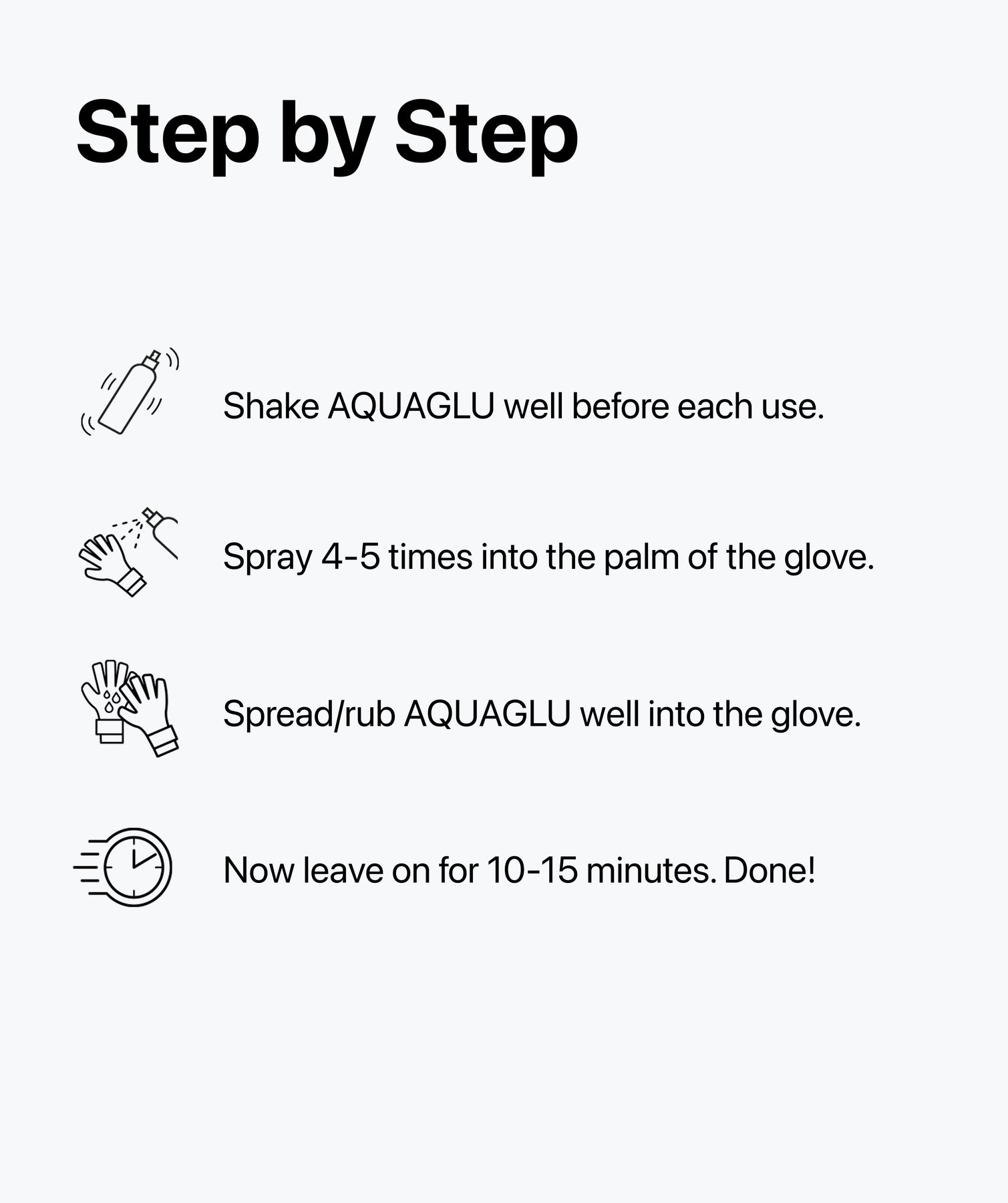 AQUAGLU - Grip Booster
