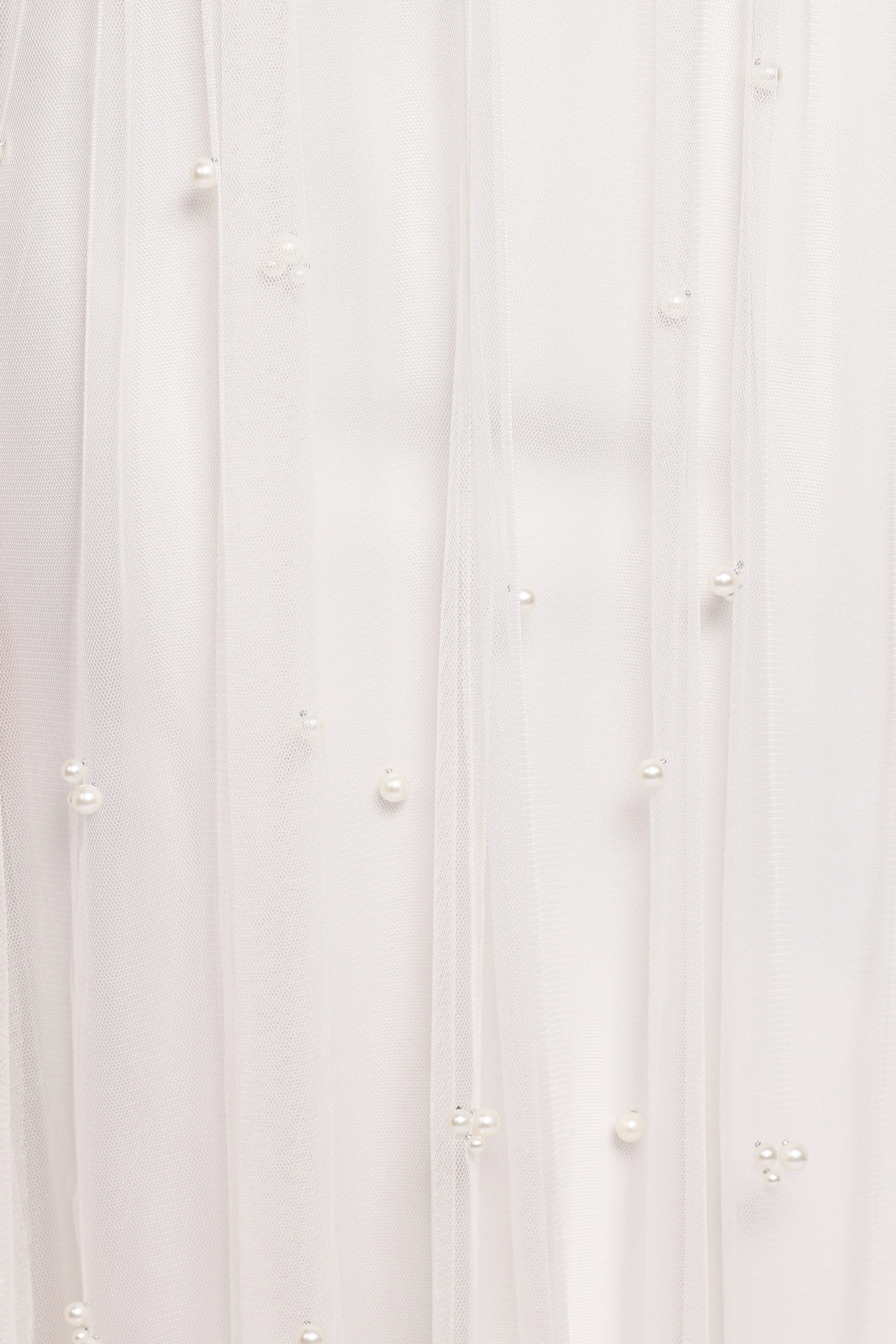 Yulia Pearl Midi Dress - Ecru