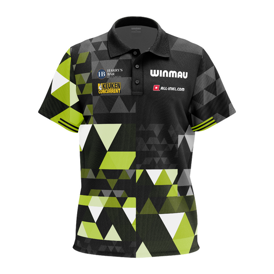Winmau Michael Van Gerwen fan edition polo shirt