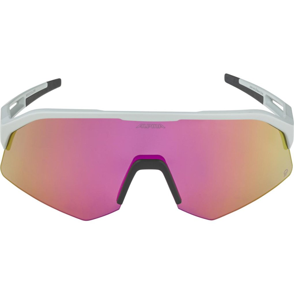 Alpina Sonic HR Q Glasses - smoke-grey matt/mirror pink