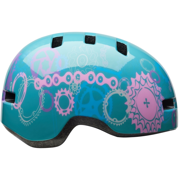 Bell Lil Ripper Helmet Kids - gloss teal bike party