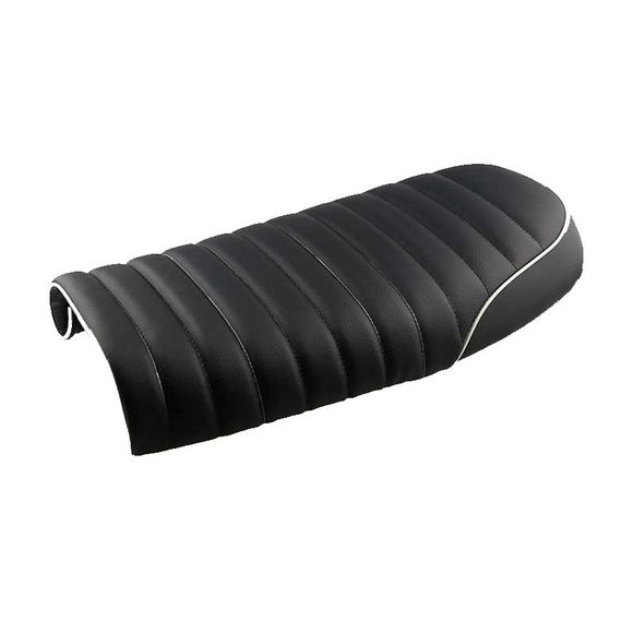 Universal Brazoline Scrambler comfort saddle Universal - Black / WhiteRef: BRZ0086