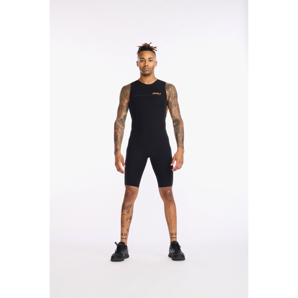 2XU Propel Swimskin Men - black/turmeric