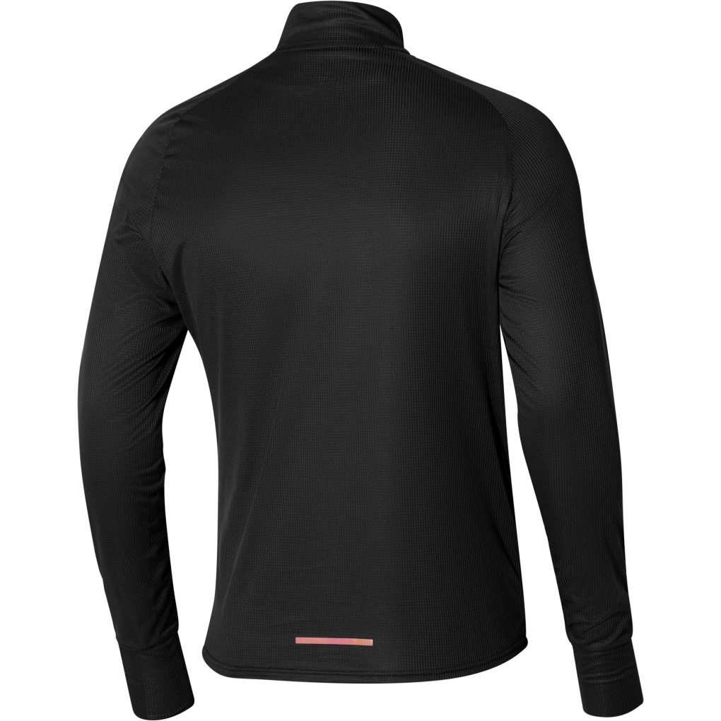 Mizuno Hybrid Long Sleeve Tee Men - Black