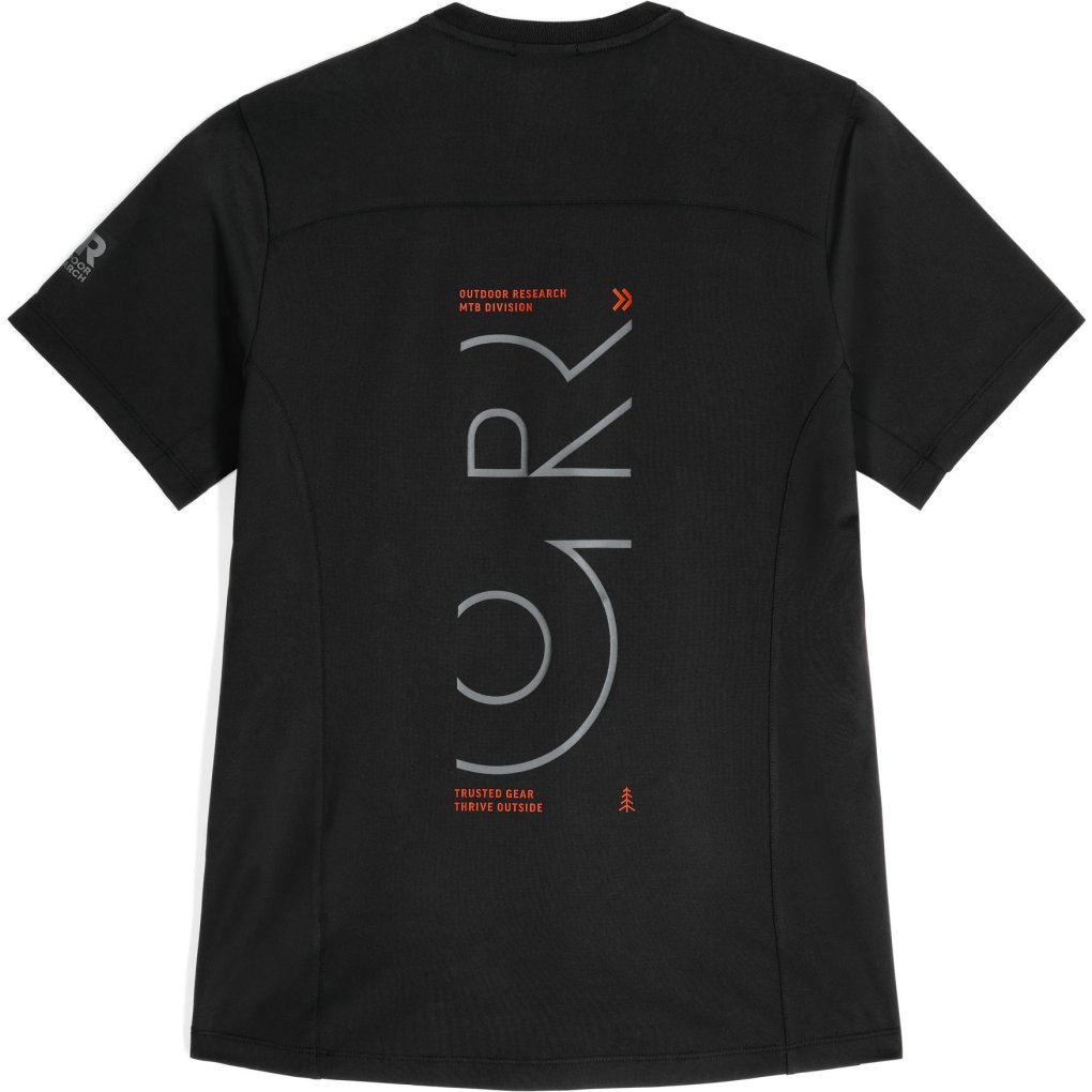 Outdoor Research Freewheel Short Sleeve Jersey Women - black mtb division