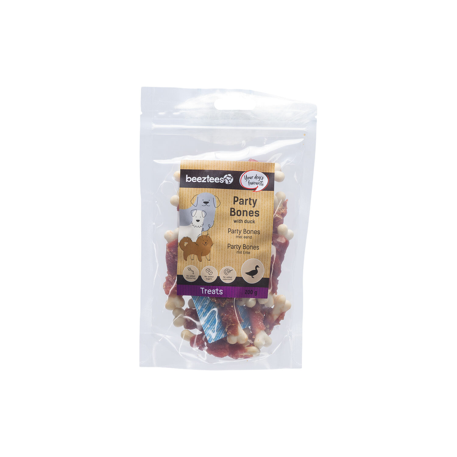 Beeztees Party Bones - Duck - 200 g