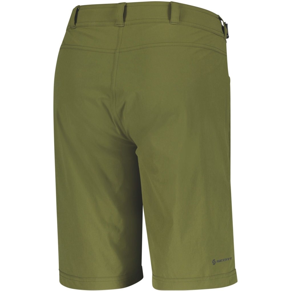 SCOTT Trail Flow w/ Pad Shorts Women - hay green