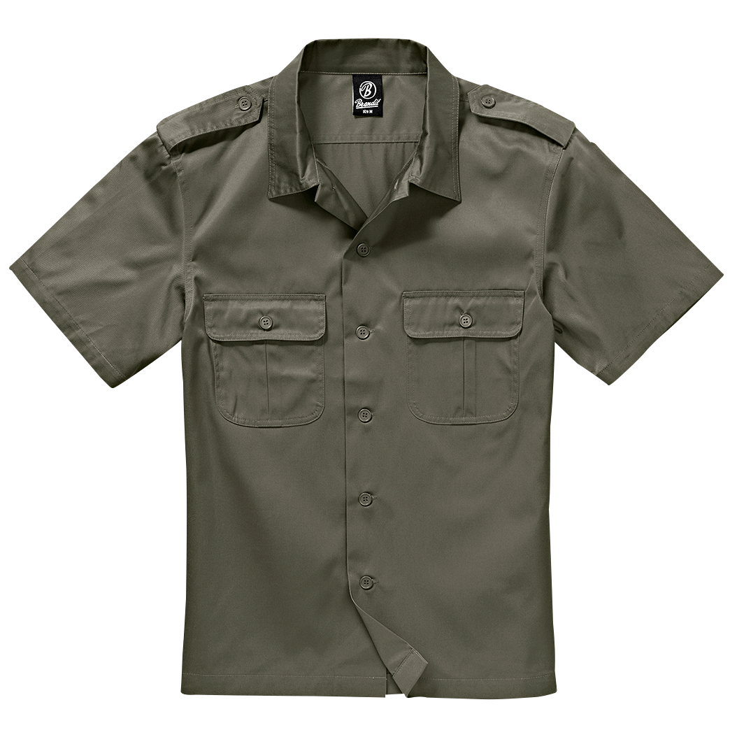 Brandit Us Shirt Short Sleeve Men (Olive)
