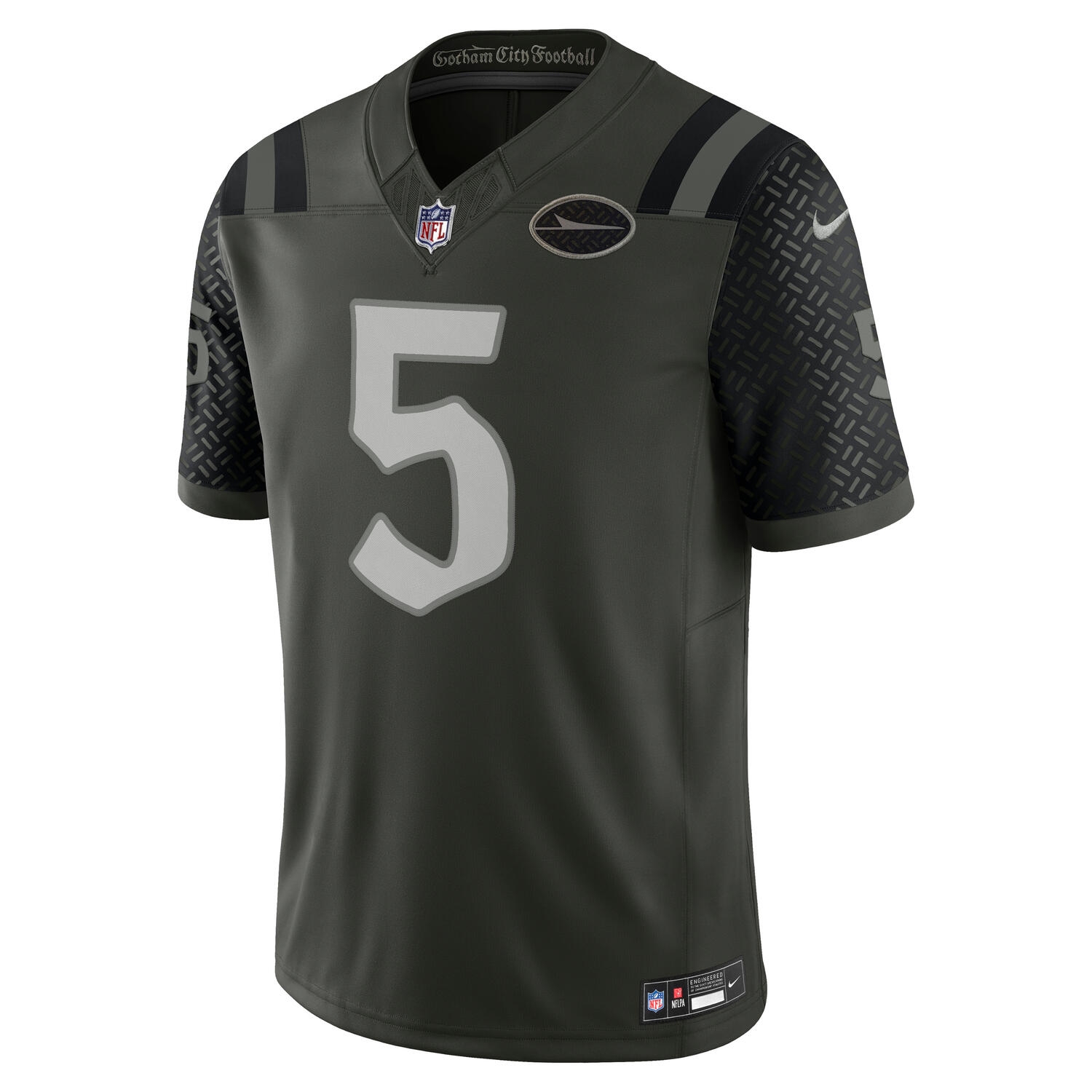 Garrett Wilson #5 New York Jets 2025 Rivalries Limited NFL Trikot Gotham Green