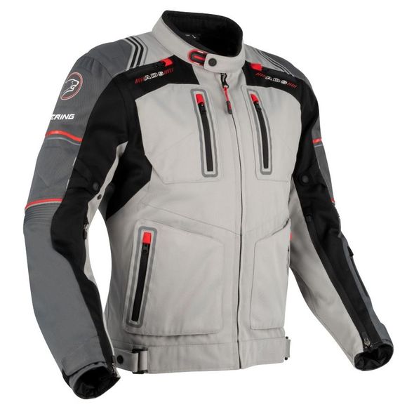 Blouson Moto Bering PORTLAND - Noir / GrisRef : BR1423
