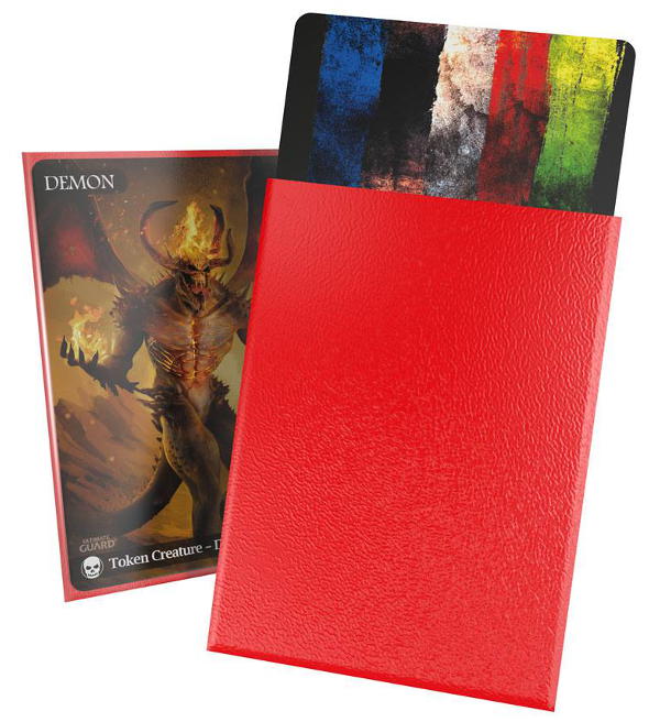 Ultimate Guard Cortex Sleeves Standard - MATTE Red - 100 Pcs