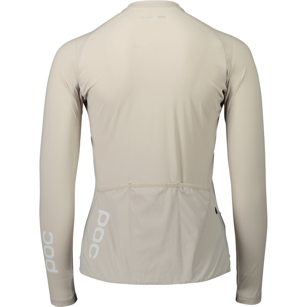 POC Essential Road Longsleeve Jersey Women - 1814 Light Sandstone Beige