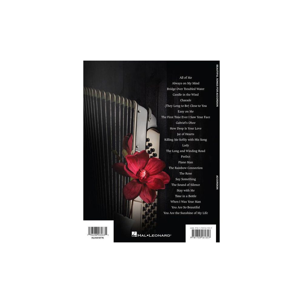 Hal Leonard Beautiful Songs for Accordion – Thomann Ireland