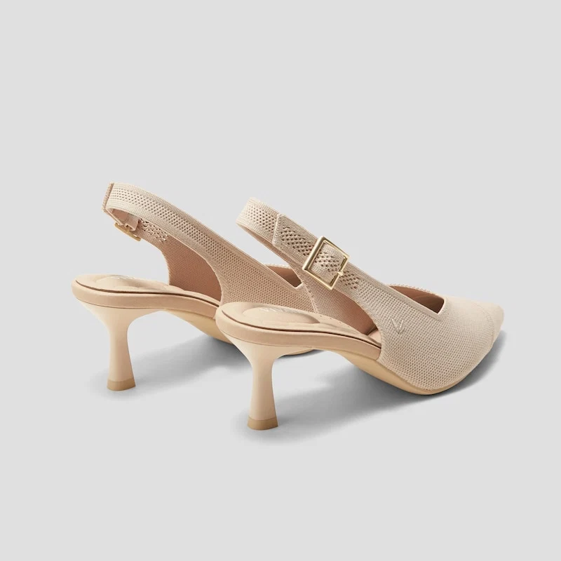 Pointed-Toe Slingback Heels (Addison)