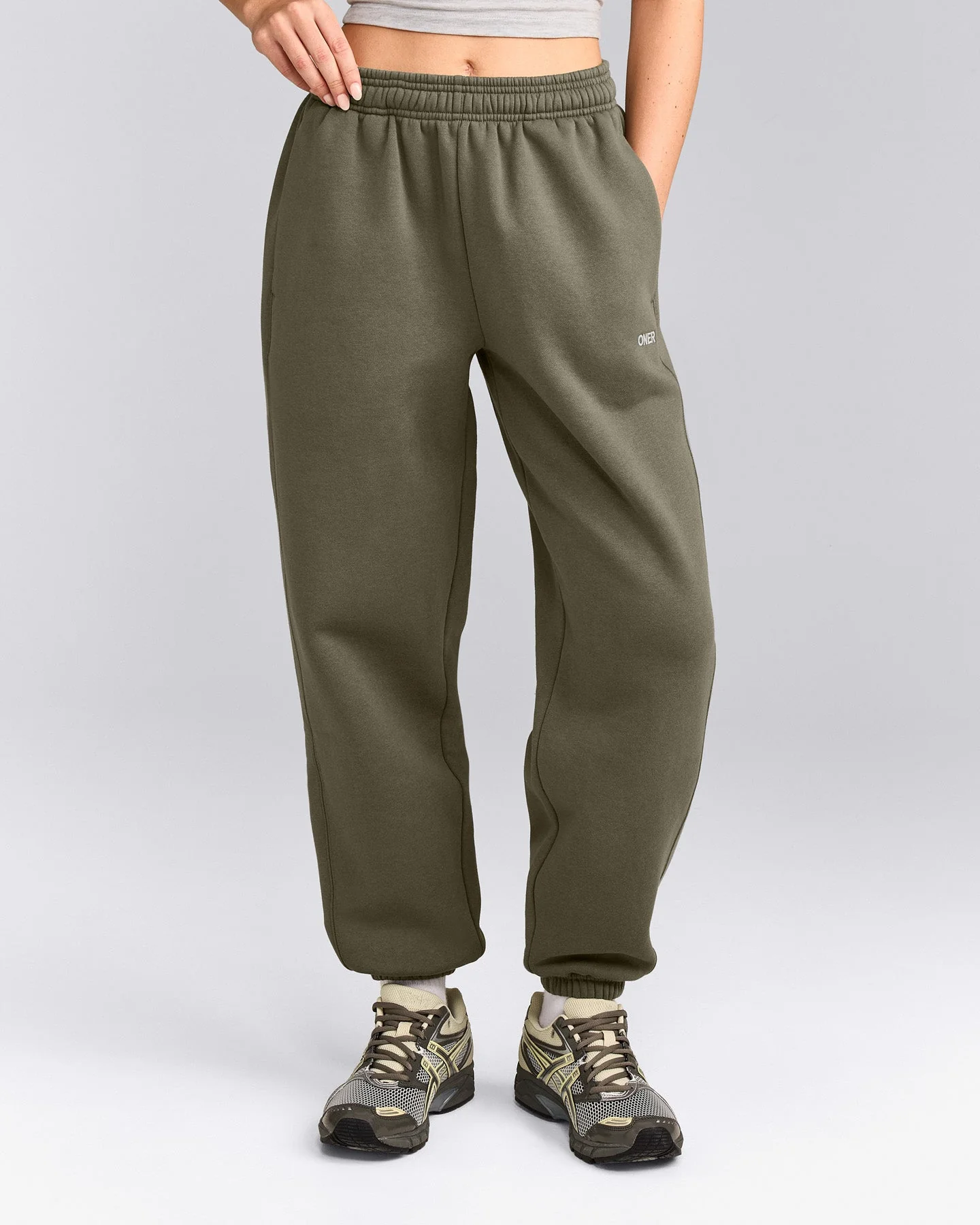 Foundations Cosy Joggers | Alpine Green