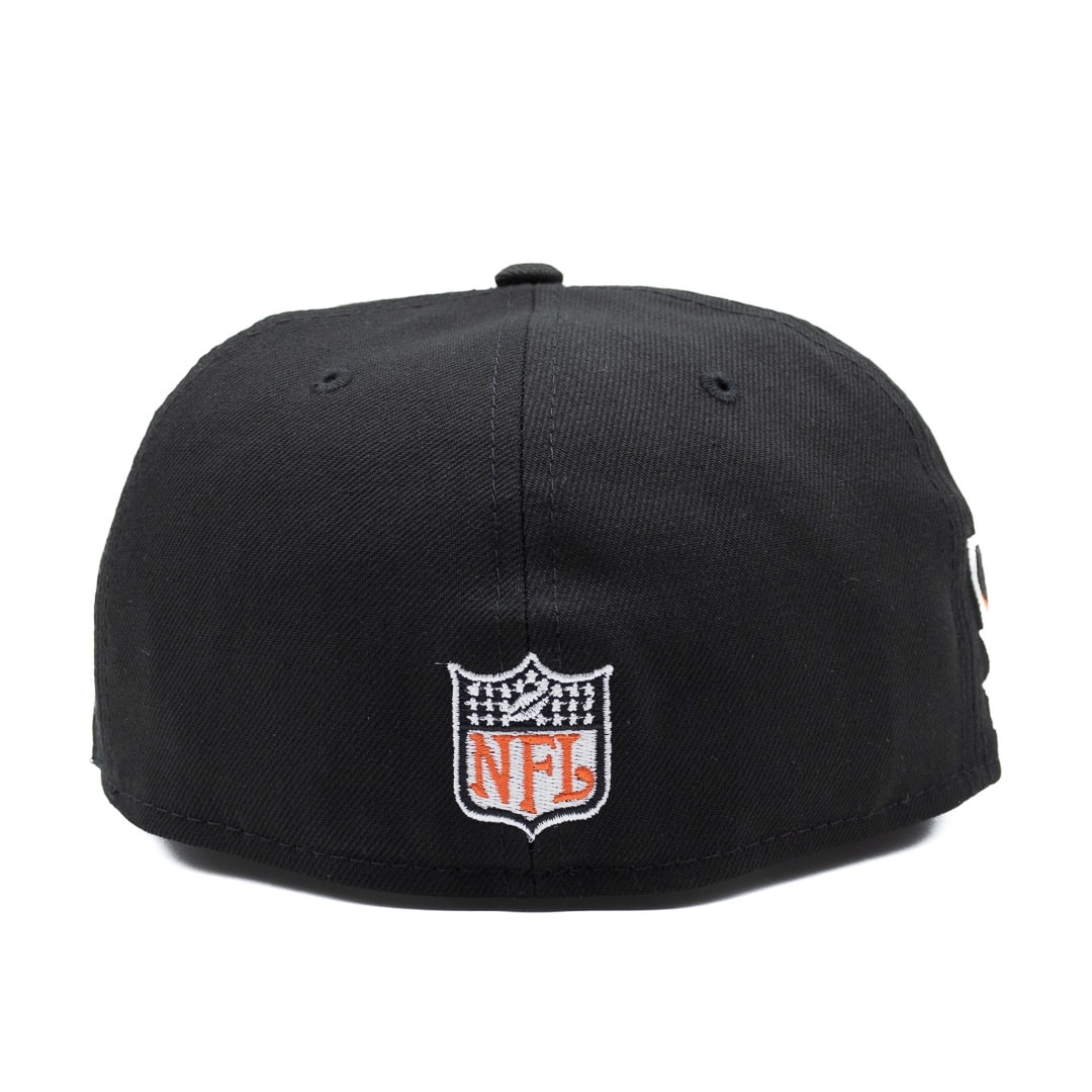 Cincinnati Bengals Throwback 50th Anniversary New Era 59FIFTY NFL Cap Black