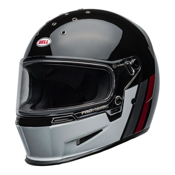 Casque intégral Bell ELIMINATOR - GT - Noir / BlancRef : EL0715