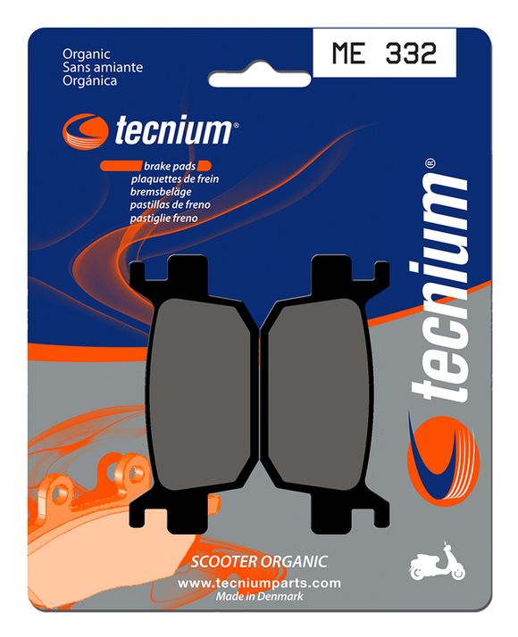 Tecnium Scooter organic brake pads - ME332Ref: TE00749A / 1022681