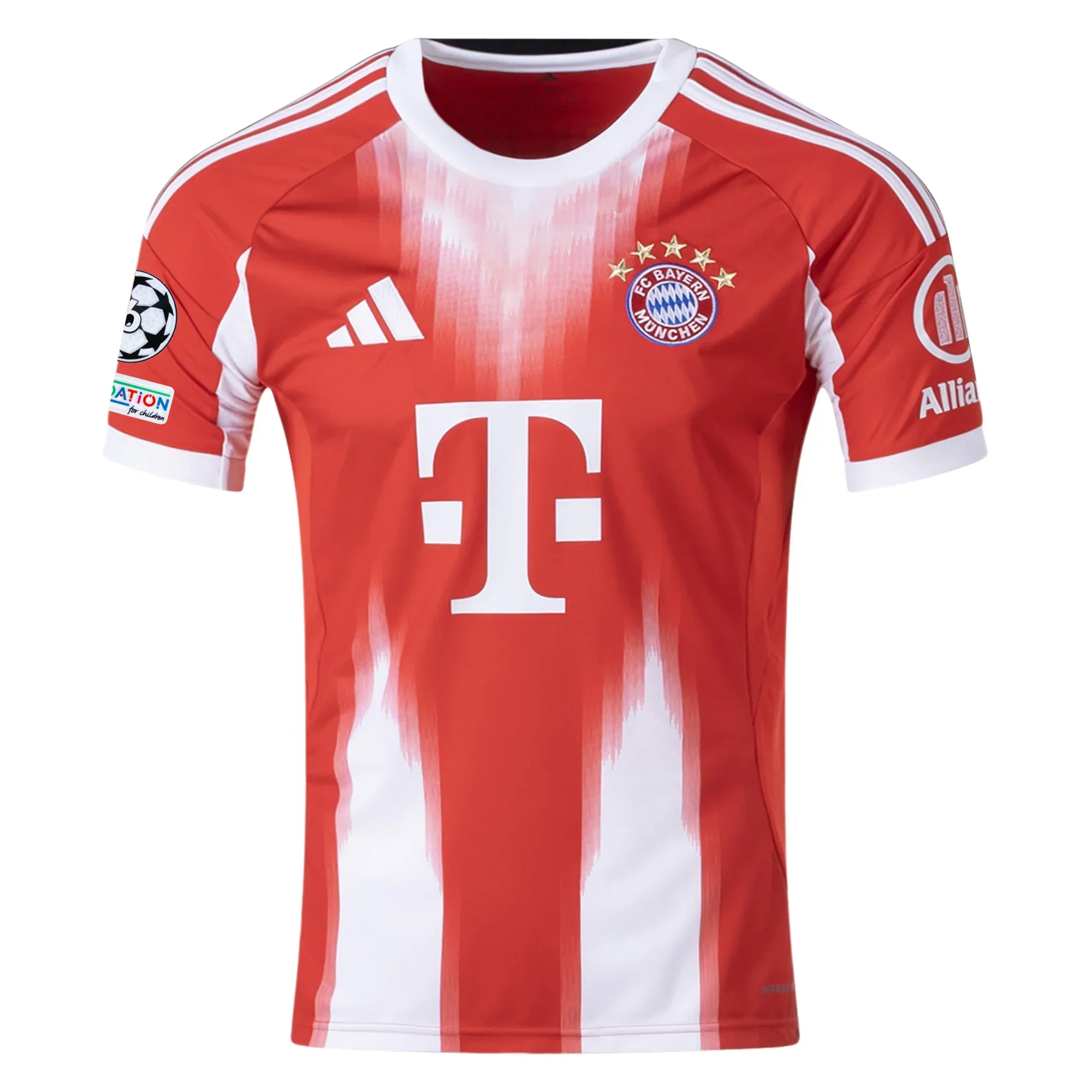 Bayern Munich Luis Diaz Home Jersey w/ Champions League Patches 25/26 (Red)
