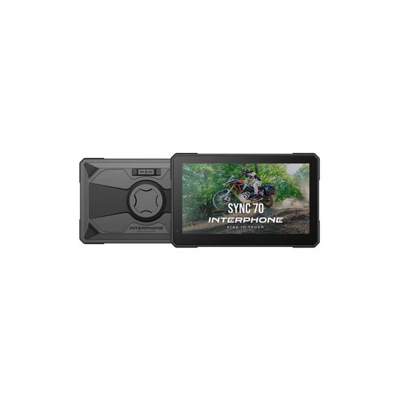 Ecran connecté Interphone SYNC70 - GPS, TPMS ET DOUBLE CAMERARef : ITP0074 / INTERPHOSYNC70
